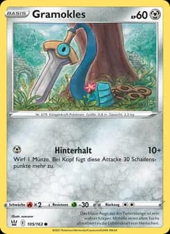 Gramokles card in German