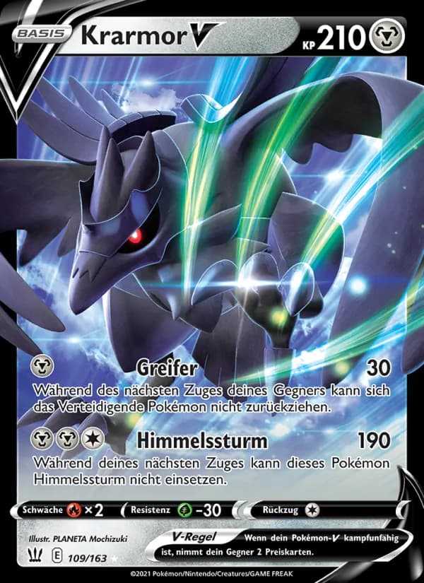 Krarmor V card in German