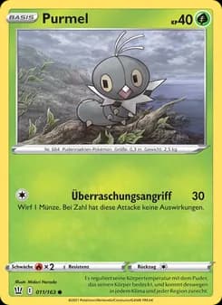 Purmel card in German