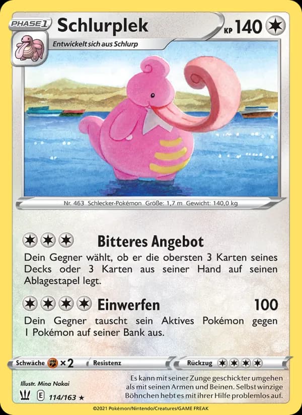 Schlurplek card in German