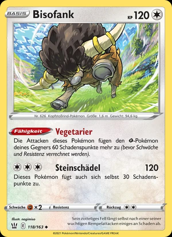 Bisofank card in German