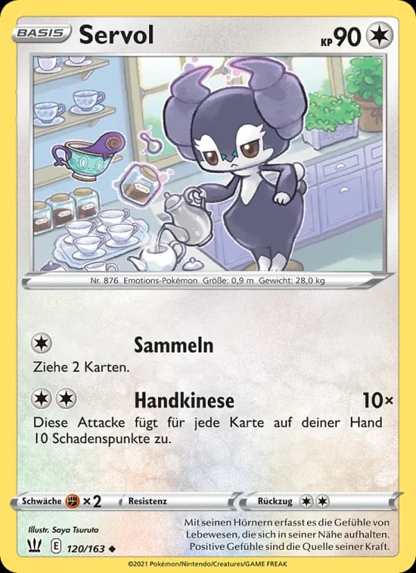 Servol card in German