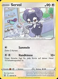 Servol card in German