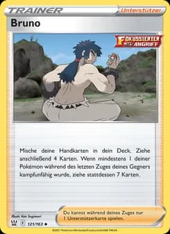 Bruno card in German