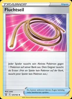 Fluchtseil card in German