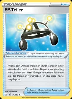 EP-Teiler card in German