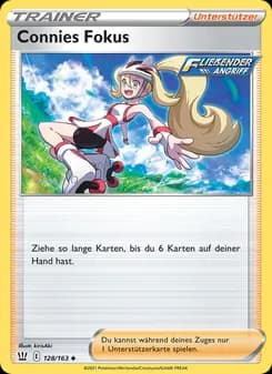 Connies Fokus card in German