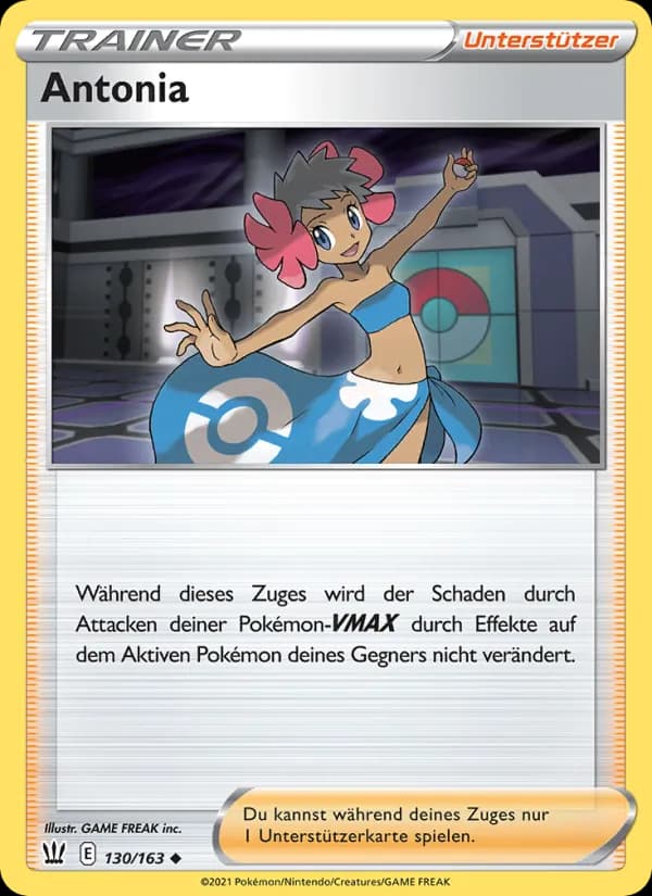 Antonia card in German