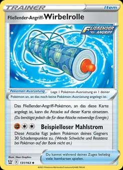 Fließender-Angriff-Wirbelrolle card in German