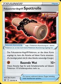 Fokussierter-Angriff-Spottrolle card in German