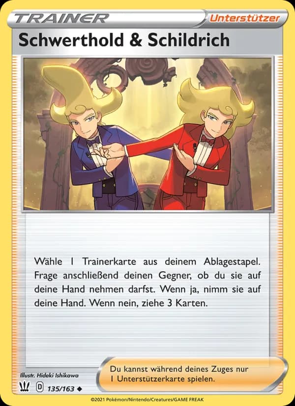 Schwerthold & Schildrich card in German