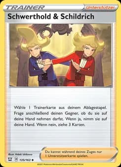 Schwerthold & Schildrich card in German