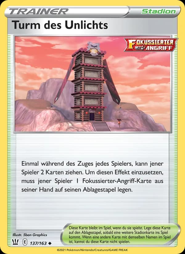 Turm des Unlichts card in German