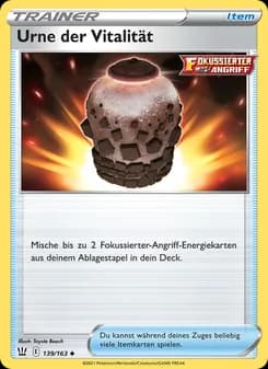 Urne der Vitalität card in German