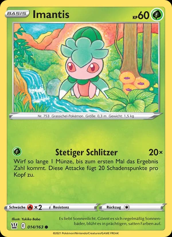 Imantis card in German