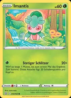 Imantis card in German
