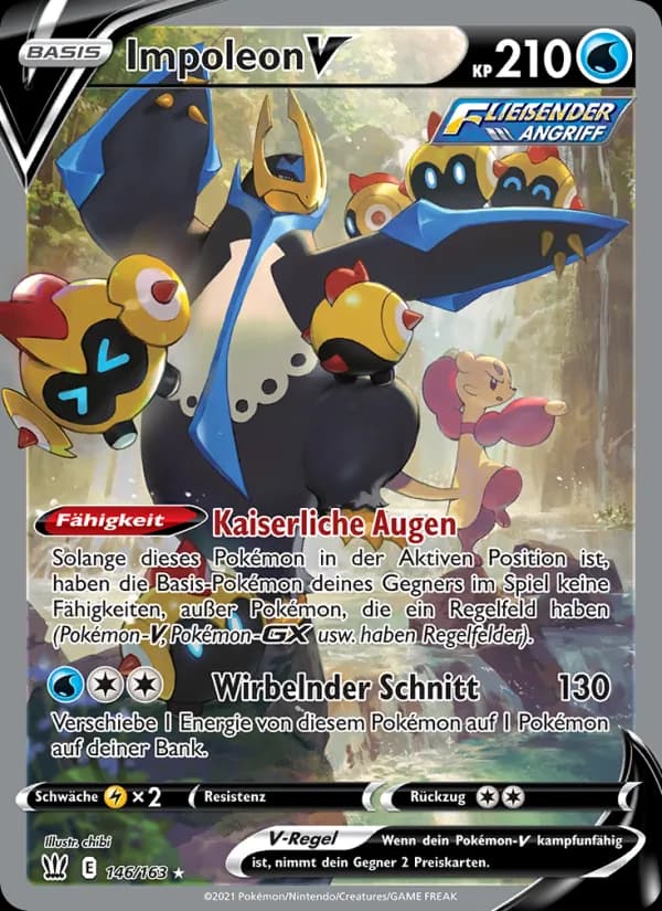 Impoleon V card in German