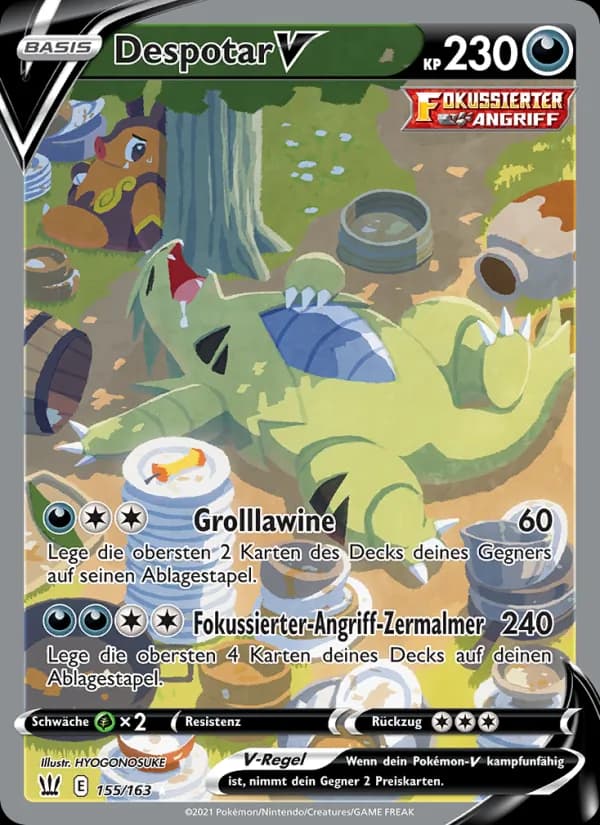 Despotar V card in German