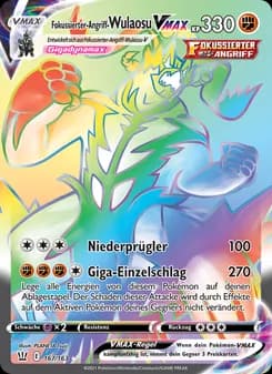 Fokussierter-Angriff-Wulaosu VMAX card in German