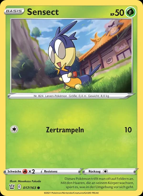 Sensect card in German