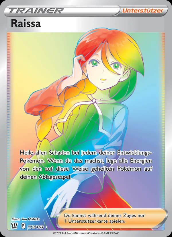 Raissa card in German