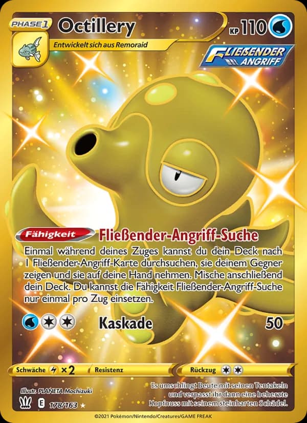 Octillery card in German