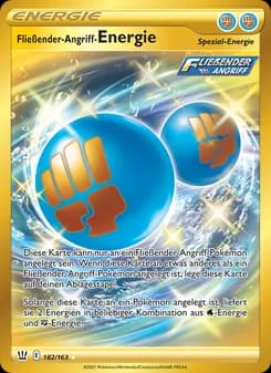 Fließender-Angriff-Energie card in German