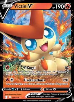 Victini V card in German