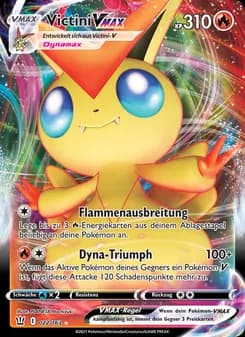 Victini VMAX card in German