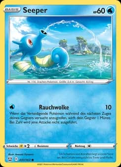 Seeper card in German