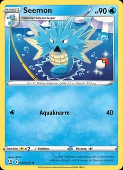 Seemon card in German