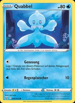 Quabbel card in German