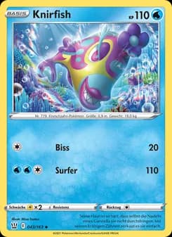 Knirfish card in German