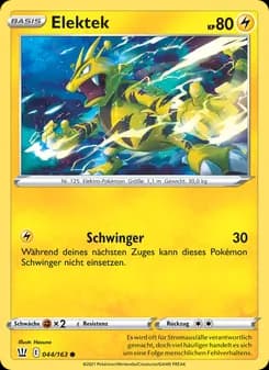 Elektek card in German