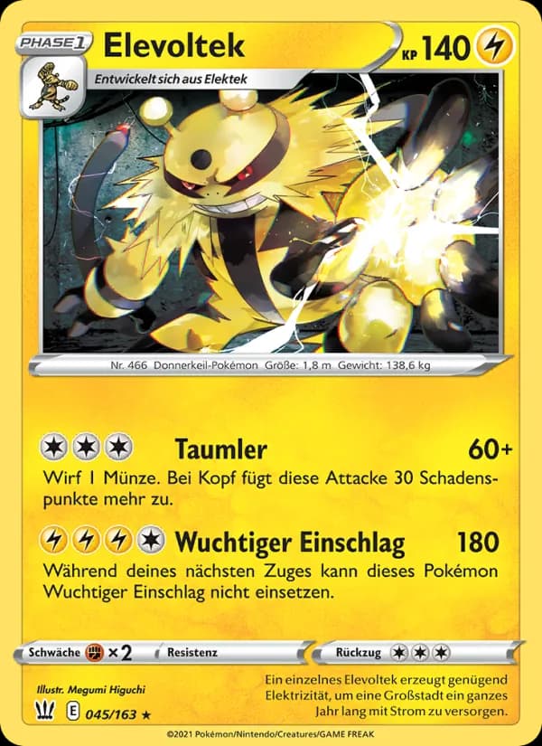 Elevoltek card in German