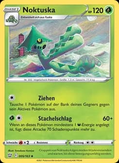 Noktuska card in German