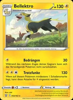 Bellektro card in German