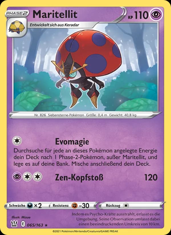 Maritellit card in German