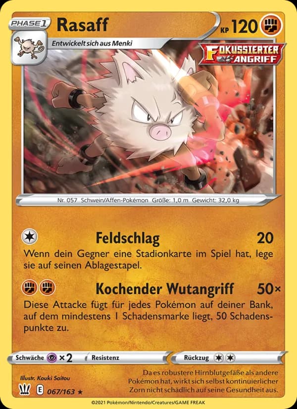 Rasaff card in German