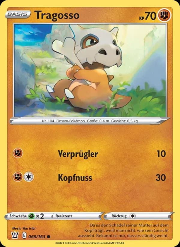 Tragosso card in German