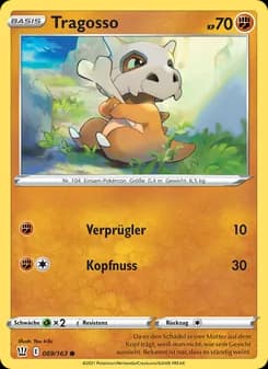 Tragosso card in German