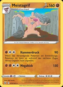 Meistagrif card in German