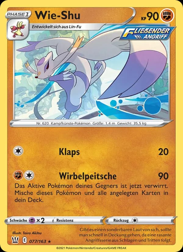 Wie-Shu card in German
