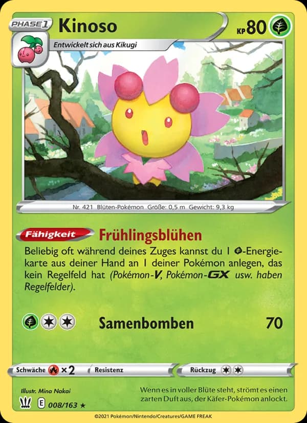 Kinoso card in German