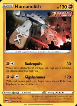 Humanolith card in German