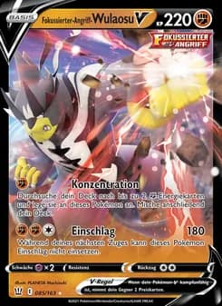 Fokussierter-Angriff-Wulaosu V card in German