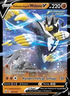 Fließender-Angriff-Wulaosu V card in German
