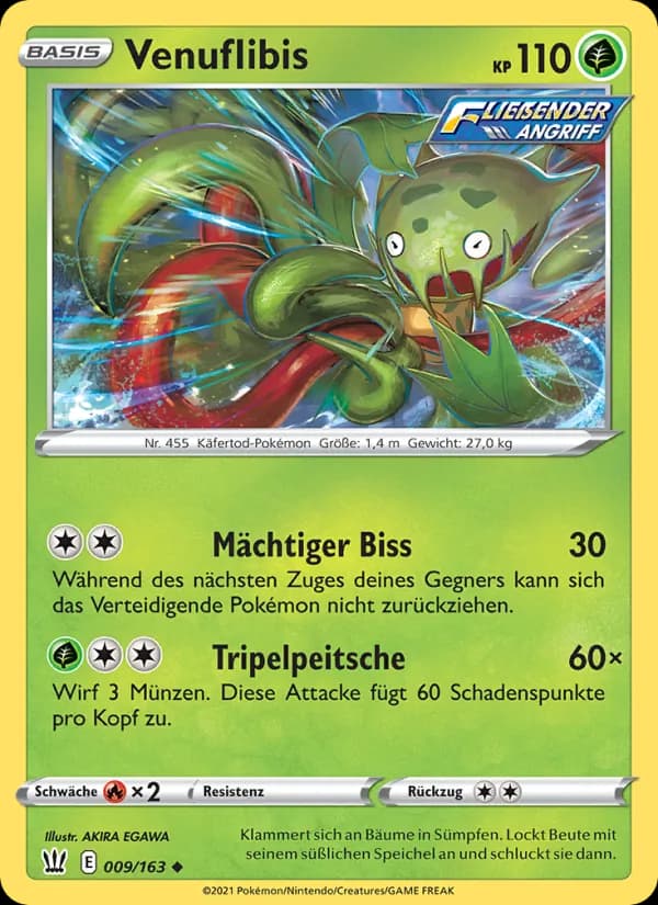 Venuflibis card in German