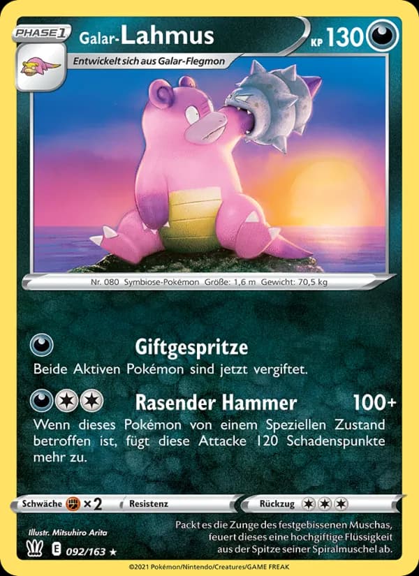 Galar-Lahmus card in German