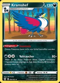 Kramshef card in German